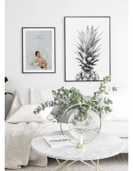 Motivational poster with the inscription, Do not think as much as your heart tells you