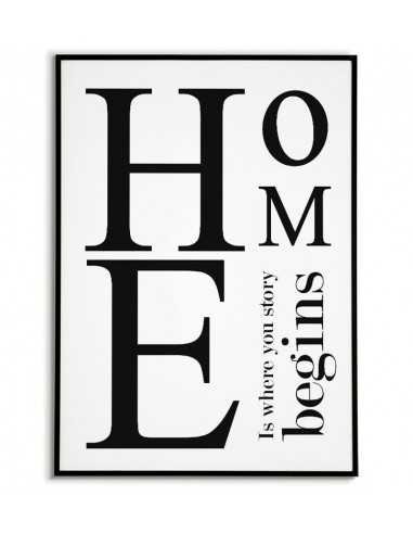 Plakat motywacyjny home Plakat motywacyjny home