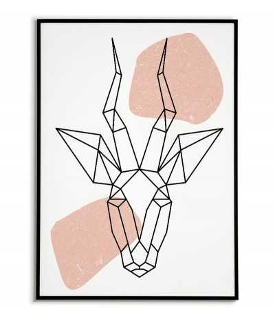 Geometric animals poster...