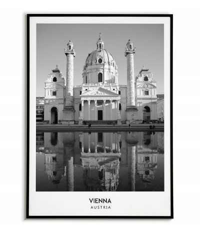 VIENNA - A poster with a...