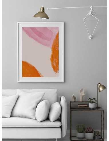 Plakat skandynawski - Abstrakcje farbą Plakat skandynawski - Abstrakcje farbą
