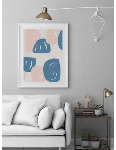 Plakat skandynawski - Abstrakcje... Plakat skandynawski - Abstrakcje...
