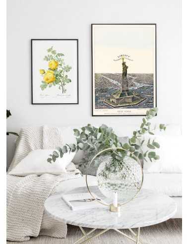 old vintage poster, illustration of the statue of liberty new york old vintage poster, illustration of the statue of liberty new york