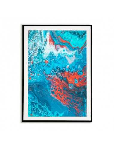 Scandinavian poster - Blue abstraction Scandinavian poster - Blue abstraction