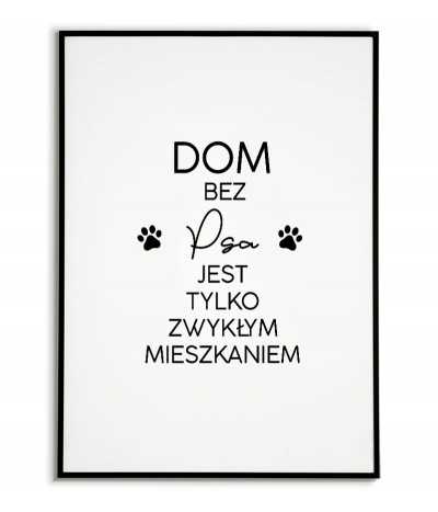 Poster with a quote - House...