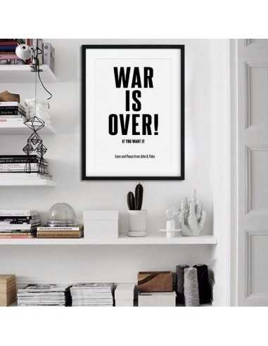 Legendary poster "WAR IS OVER" by John Lennon and Yoko Ono. Legendary poster "WAR IS OVER" by John Lennon and Yoko Ono.