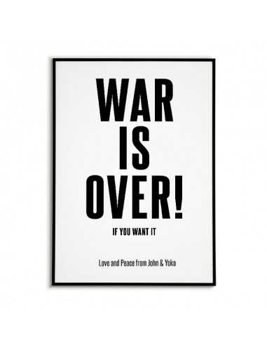 Legendarny plakat "WAR IS OVER" Johna Lennona i Yoko Ono. Legendarny plakat "WAR IS OVER" Johna Lennona i Yoko Ono.