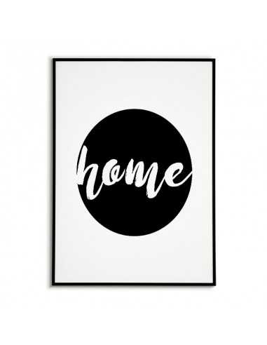 A poster with the words HOME -... A poster with the words HOME -...