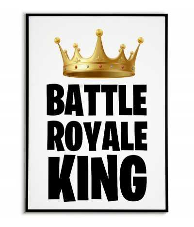 plakat battle royale, fortnite, apex, grafika na ścianę dla gracza