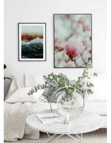 Poster Ocean waves on the beach -... Poster Ocean waves on the beach -...