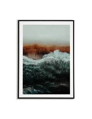 Poster Ocean waves on the beach -... Poster Ocean waves on the beach -...