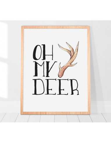 Plakat na ścianę Skandynawski - OH MY... Plakat na ścianę Skandynawski - OH MY...