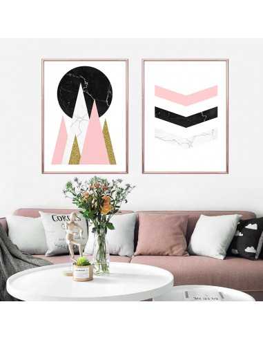 Geometric poster on the wall - Arrows... Geometric poster on the wall - Arrows...