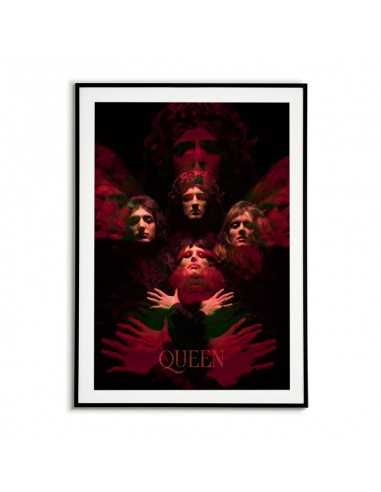 Queen poster. Author's Graphic a picture to the frame made in a modern style. Queen poster. Author's Graphic a picture to the frame made in a modern style.