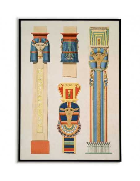 egypt poster. Architecture of ancient Egypt in a beautiful vintage style illustration. egypt poster. Architecture of ancient Egypt in a beautiful vintage style illustration.