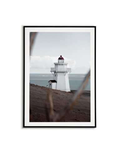A poster with a lighthouse. Beautiful artwork for a frame with a sea theme. Lighthouse on the shore, beautiful photography A poster with a lighthouse. Beautiful artwork for a frame with a sea theme. Lighthouse on the shore, beautiful photography