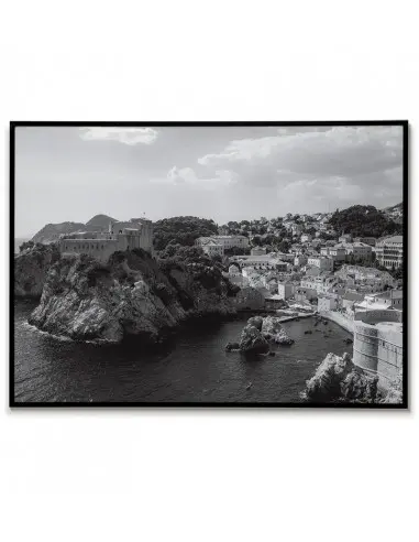 Croatia - Dubrovnik poster. The poster is perfect for a frame and hanging in the living room or bedroom.