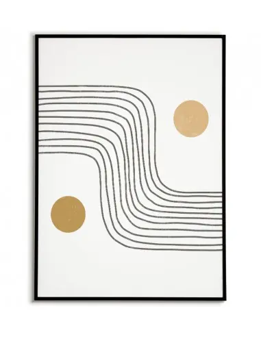 Nowoczesny plakat w minimalistycznym stylu. Plakat z abstrakcyjnymi wzorami i delikatnymi pastelowymi kolorami