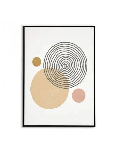 A modern poster in a minimalist style. Poster with abstract patterns and soft pastel colors A modern poster in a minimalist style. Poster with abstract patterns and soft pastel colors