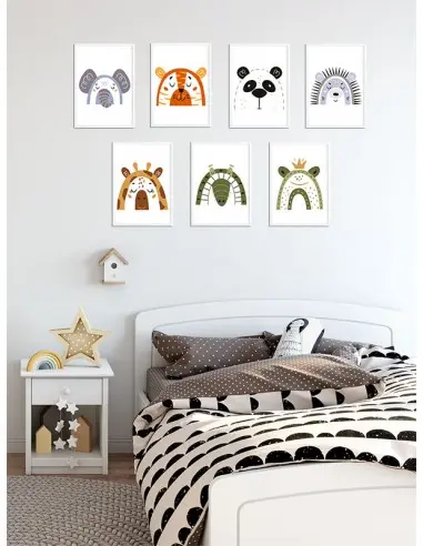 A poster for a child with an elephant in a modern style. Frame graphics perfect for a child's room. A poster for a child with an elephant in a modern style. Frame graphics perfect for a child's room.
