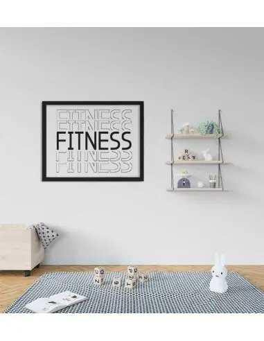Fitness, motivational poster with the... Fitness, motivational poster with the...