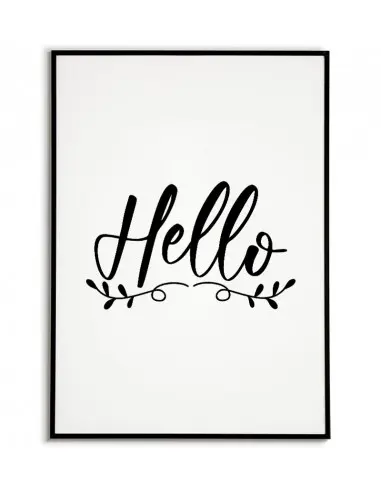 Modern poster with typographic...