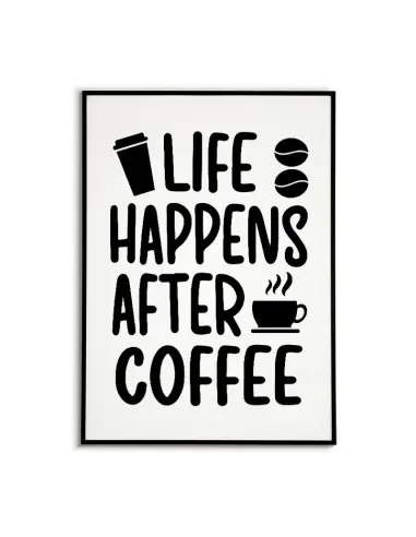 Poster for the frame with coffee and... Poster for the frame with coffee and...