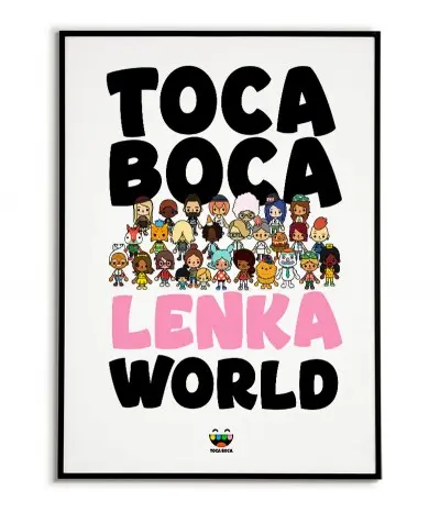A poster from the game Toca...