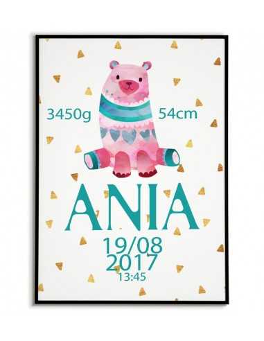 Pink bear - graphics for the child to...