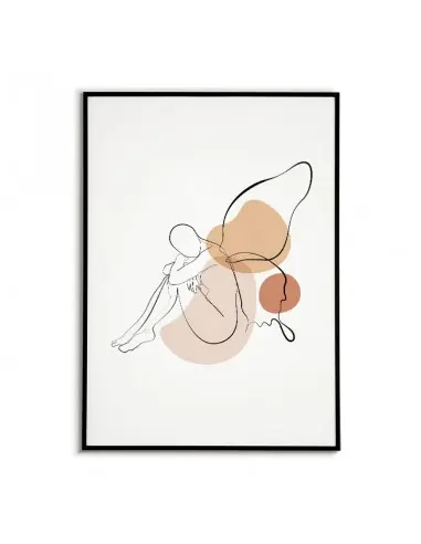 Lines poster - Butterfly woman -... Lines poster - Butterfly woman -...
