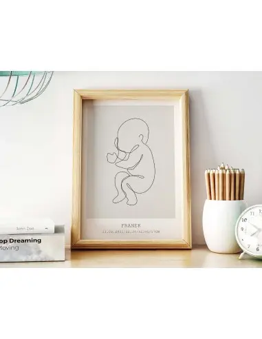 Baby birth certificate - Lines,... Baby birth certificate - Lines,...