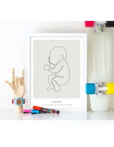 Baby birth certificate - Lines,... Baby birth certificate - Lines,...