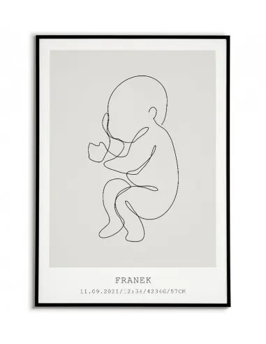 Baby birth certificate - Lines,...