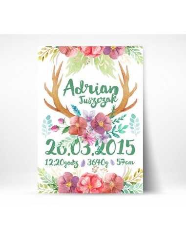 Child-friendly - Boho with flowers -...