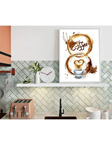 plakat do kuchni dla miłośników kawy. kocham kawę plakat do kuchni. Grafika idealna do restauracji lub do domowej kuchni. plakat do kuchni dla miłośników kawy. kocham kawę plakat do kuchni. Grafika idealna do restauracji lub do domowej kuchni.