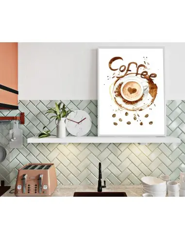 plakat do kuchni dla miłośników kawy. kocham kawę plakat do kuchni. Grafika idealna do restauracji lub do domowej kuchni. plakat do kuchni dla miłośników kawy. kocham kawę plakat do kuchni. Grafika idealna do restauracji lub do domowej kuchni.