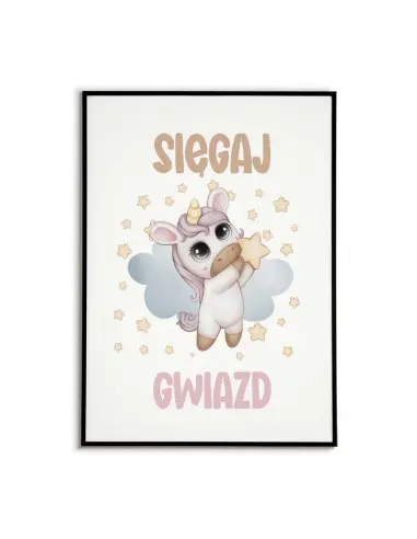 Poster for a girl with a unicorn and... Poster for a girl with a unicorn and...