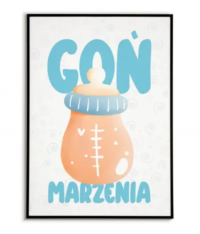 A poster for a boy with a...