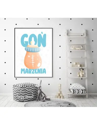 A poster for a boy with a milk bottle... A poster for a boy with a milk bottle...