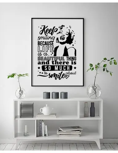 Motivational poster - Marilyn Monroe... Motivational poster - Marilyn Monroe...