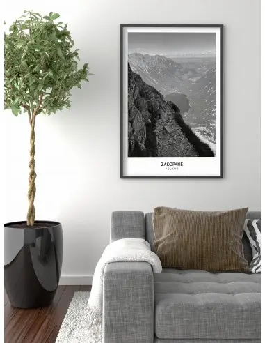 Plakat Zakopane, Morskie Oko, Grafika na ścianę obraz z miastem Zakopane. Plakat miasto na ścianę Plakat Zakopane, Morskie Oko, Grafika na ścianę obraz z miastem Zakopane. Plakat miasto na ścianę