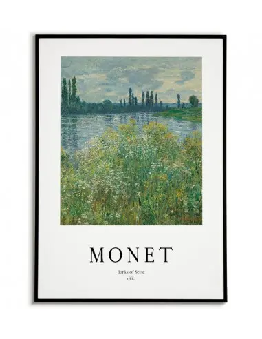 Plakat, Banks of the Seine, Vétheuil, Claude Monet