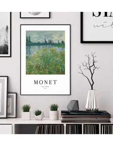 Poster - Banks of the Seine,... Poster - Banks of the Seine,...
