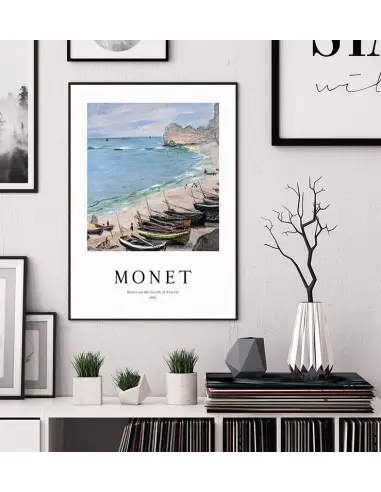 Poster - Boats on the Beach at... Poster - Boats on the Beach at...