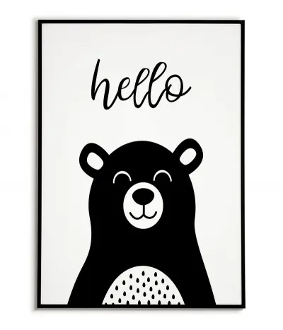 A poster for a teddy bear...