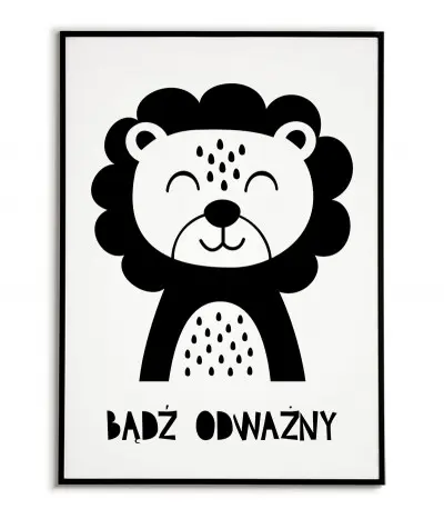 Poster for a lion child...