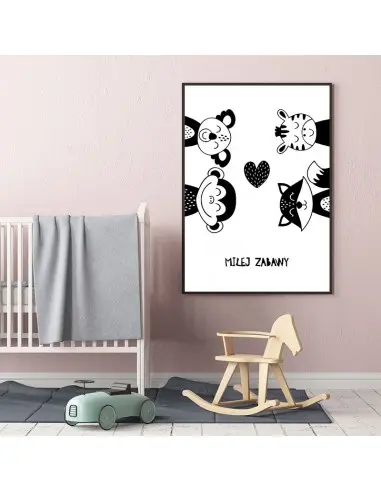 A poster for a child. Animals with... A poster for a child. Animals with...
