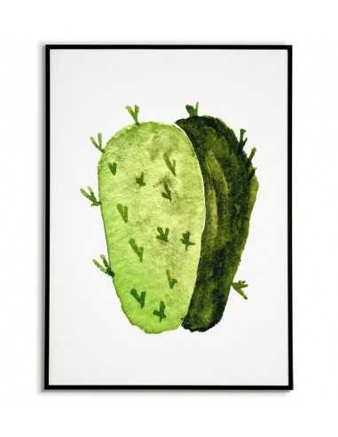 Cactus painted on a white background... Cactus painted on a white background...