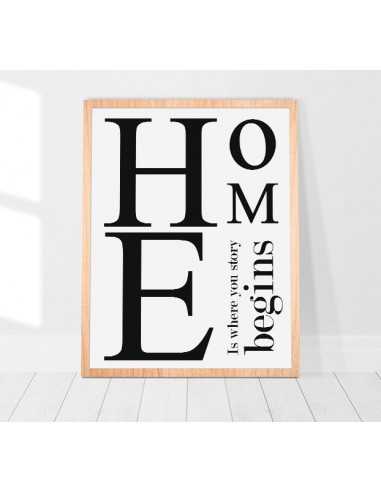 Plakat motywacyjny home Plakat motywacyjny home