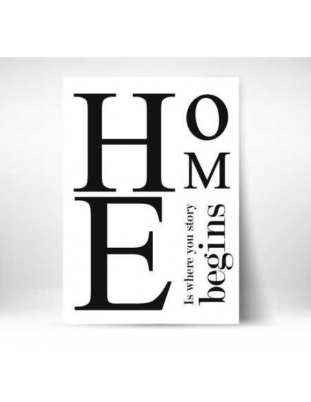 Plakat motywacyjny home Plakat motywacyjny home